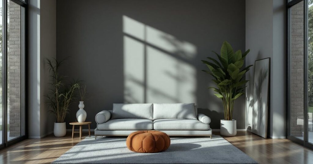 Vitraux en décoration intérieure : panneau coloré intégré dans un salon moderne et lumineux